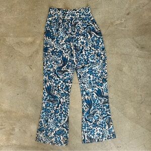 Stone Cold Fox 💙 Isla Silk Trouser in Willow Print